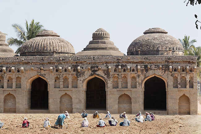 Hampi-Palais du lotus-032